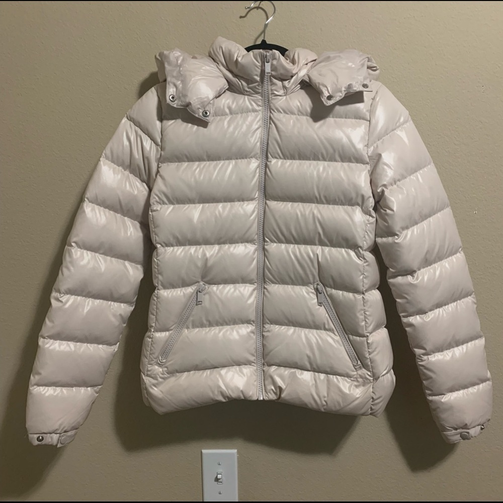 babaton hudson puffer pearl white ARTZIA